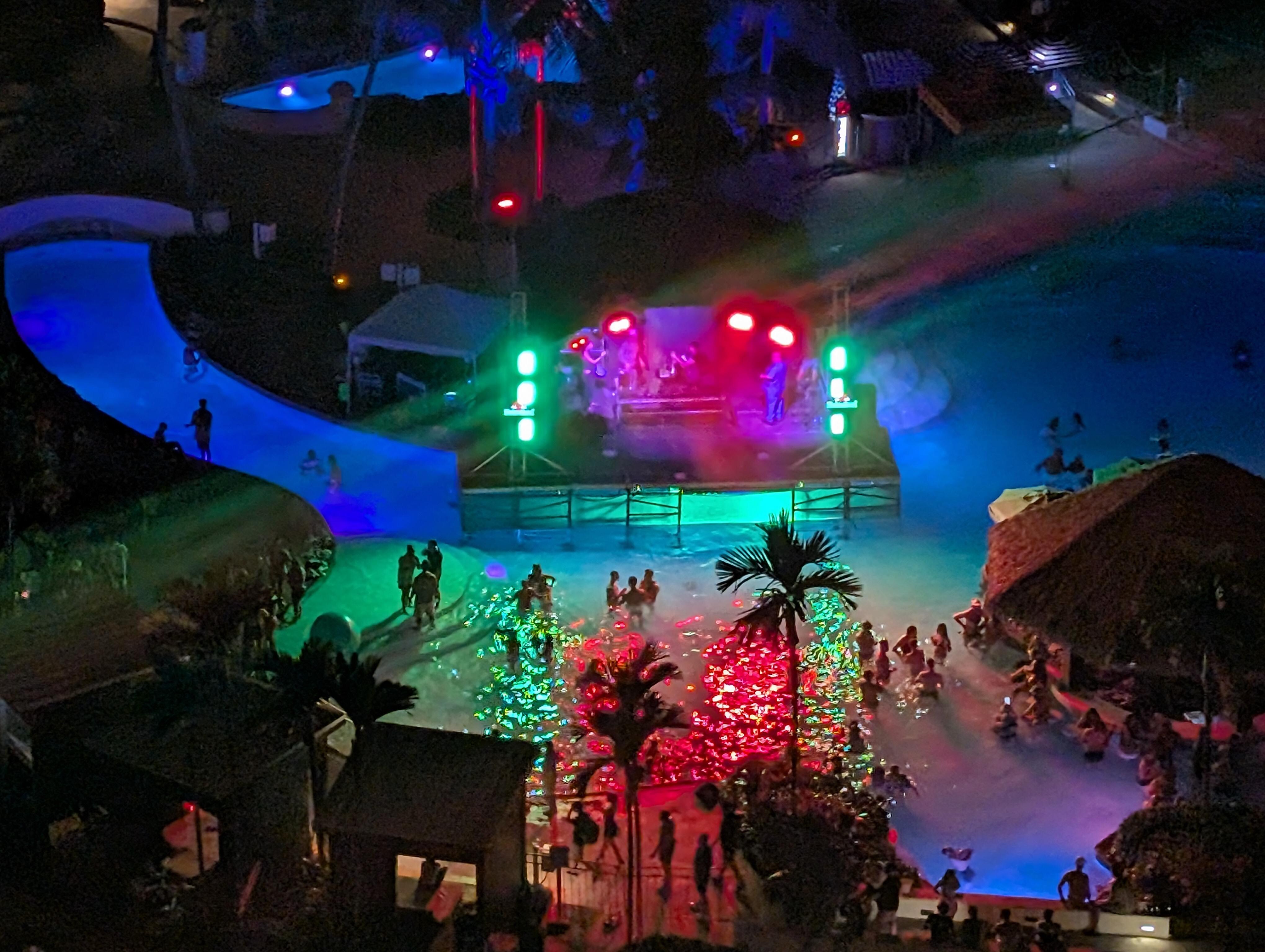 Nearby festivities/View from balcony