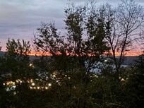 Marrietta sunset. If only the tree tops were pruned down a bit…