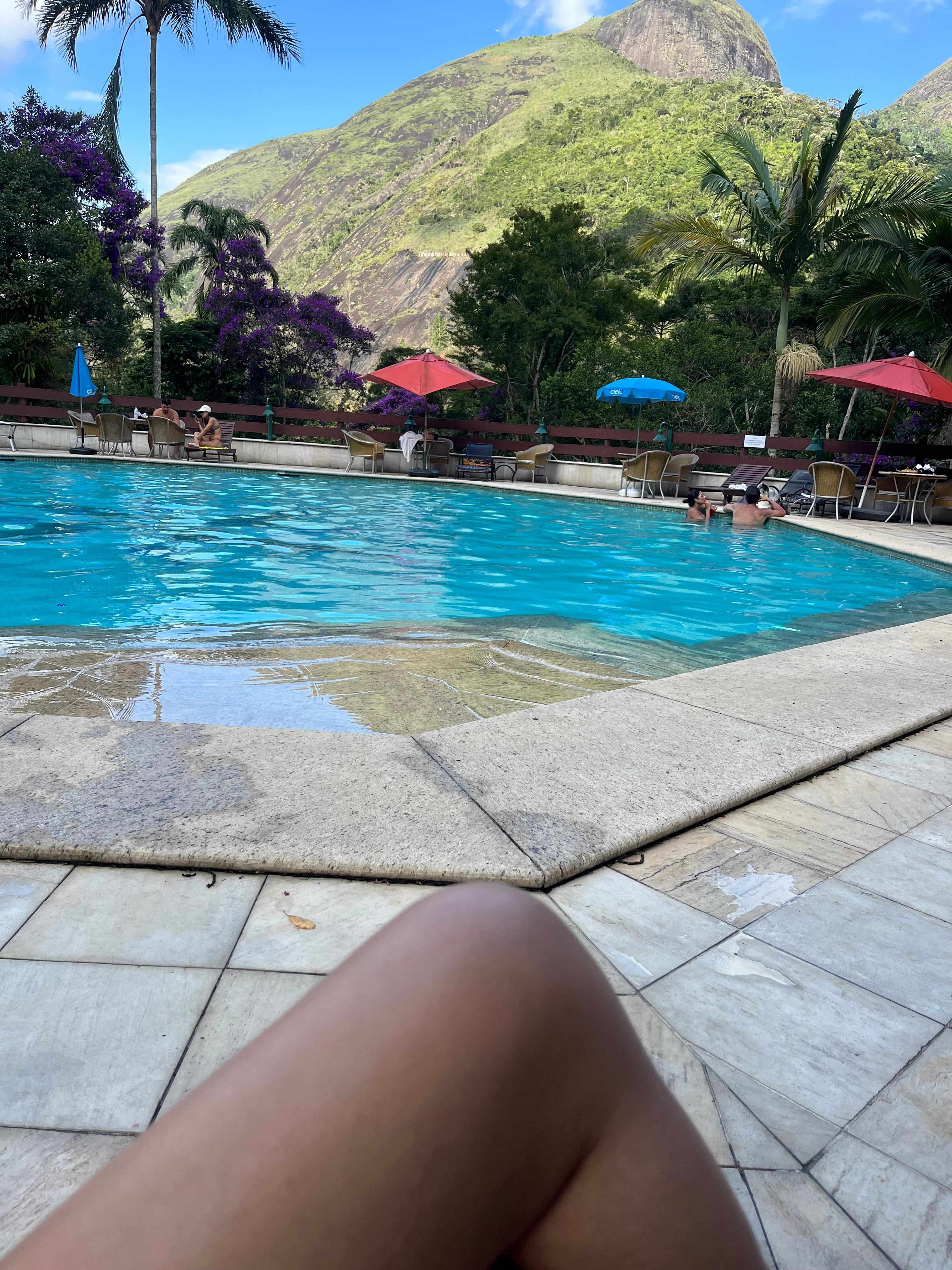 Área da piscina: boa!