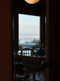 View from primary bedroom’s bed