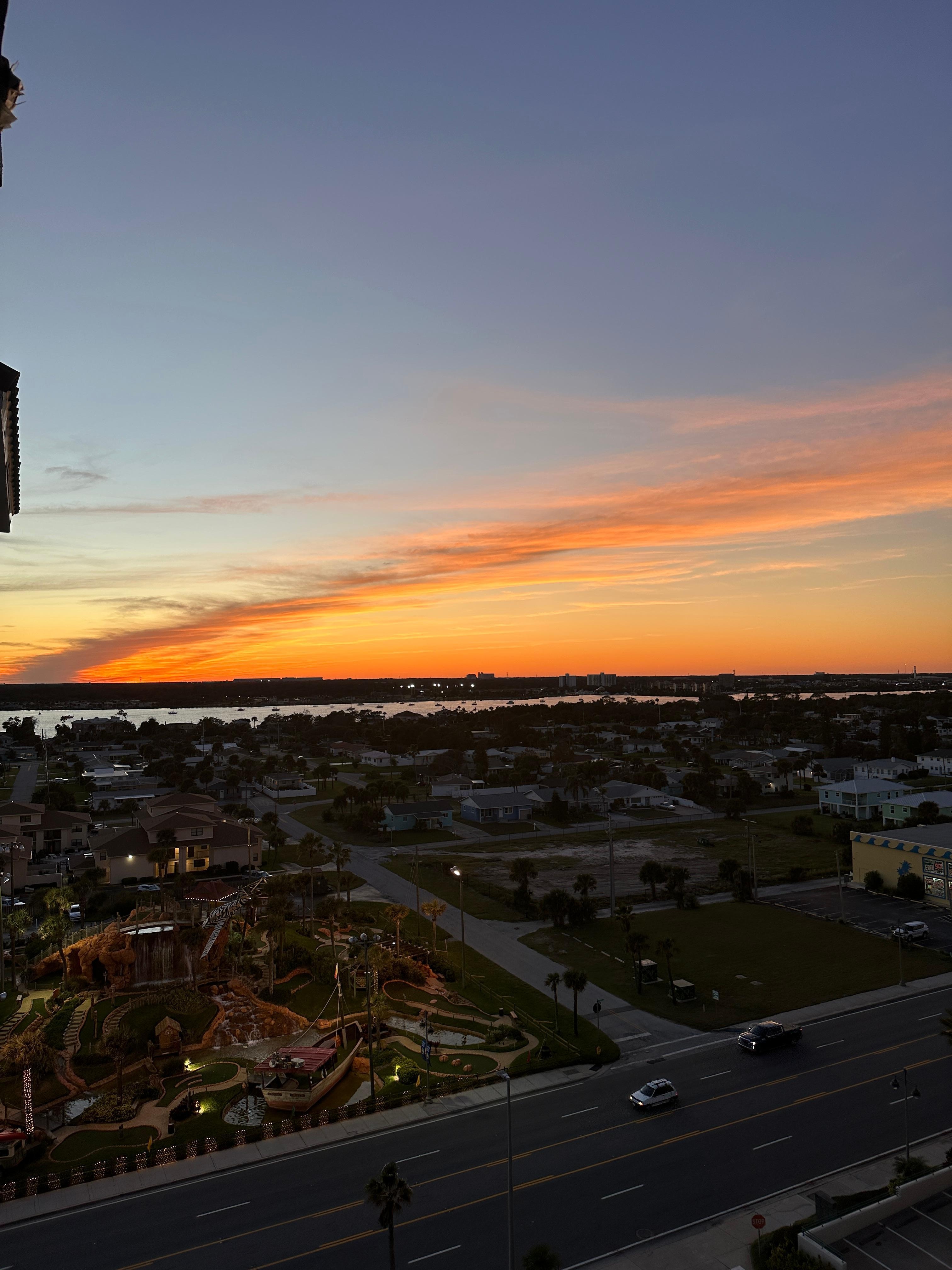 This unique balcony allows you to not only see the ocean, but also catch some incredible sunsets