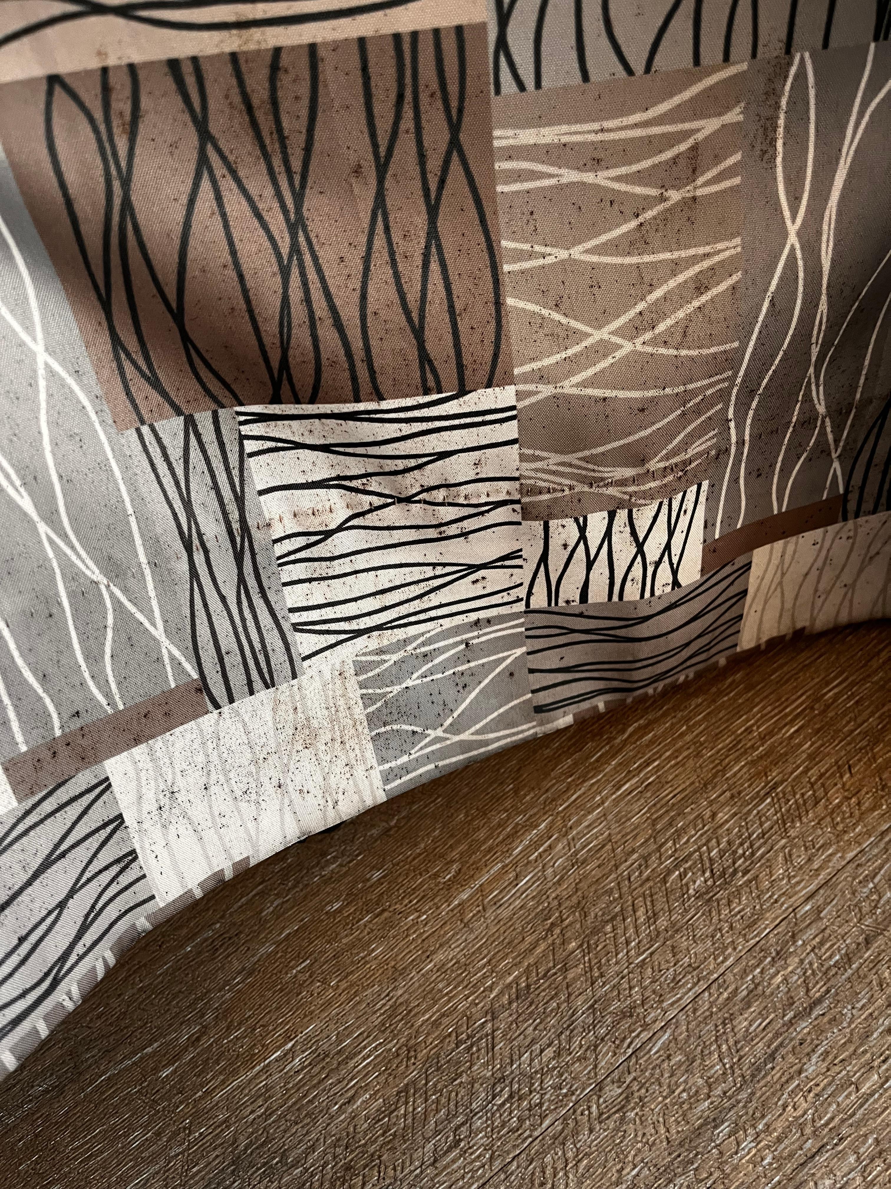 Moldy curtains in the room. 