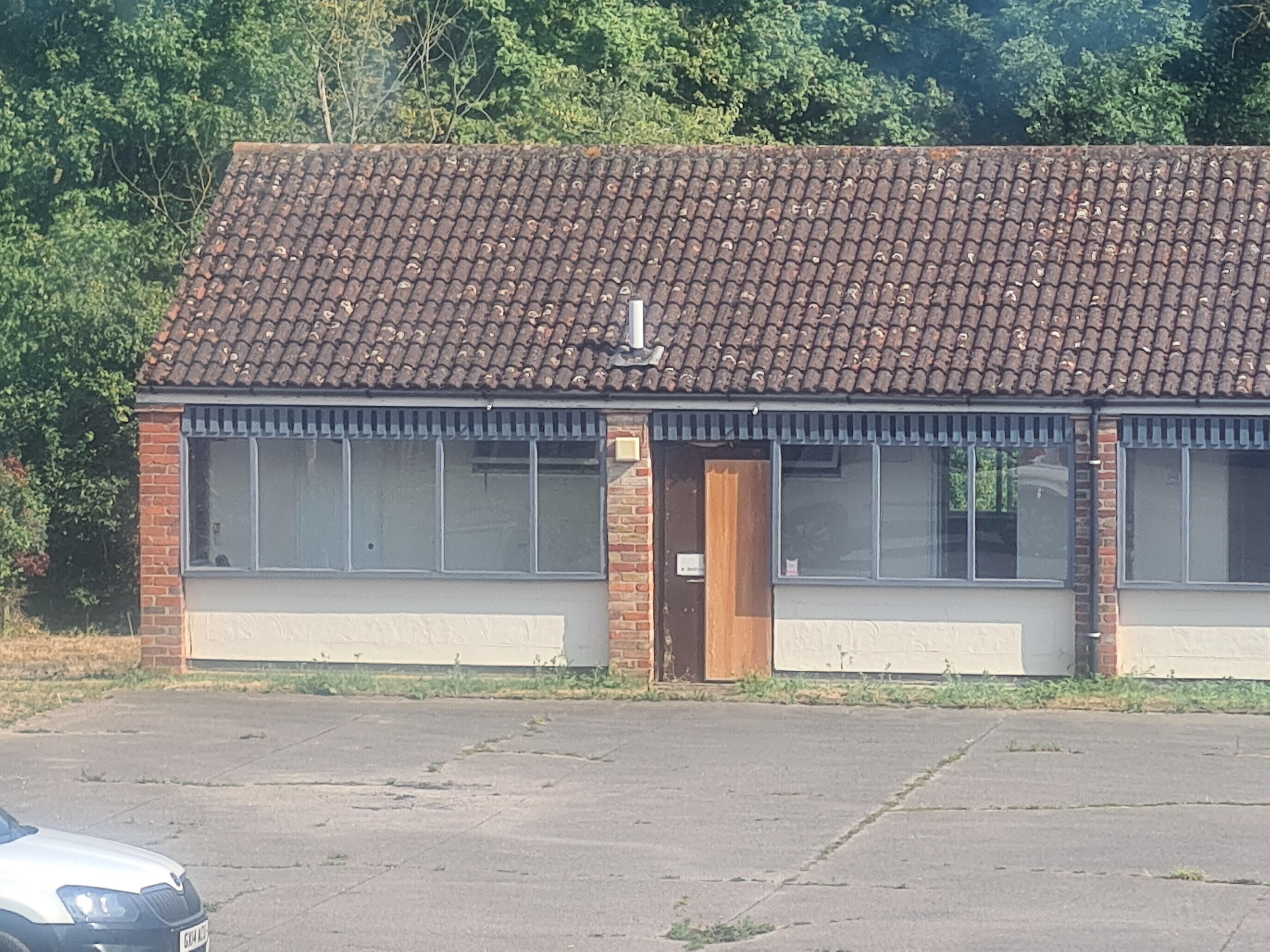Derelict part of the property, view from the room