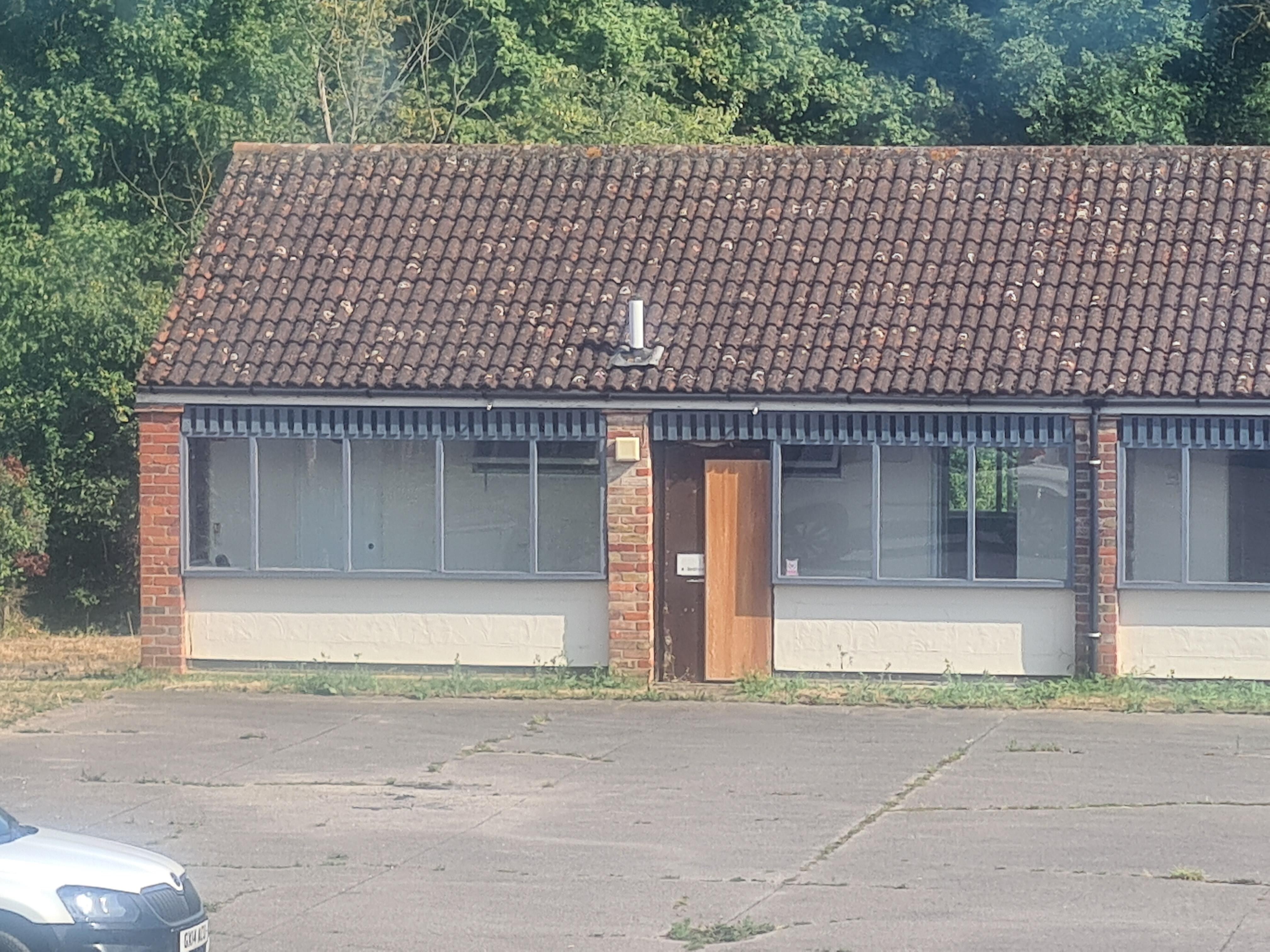 Derelict part of the property, view from the room