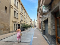Easy walk from hotel right into center city pedestrian friendly rambla