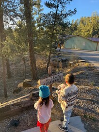 My kids absolutely loved seeing all the wildlife and the looking through the bird watching books in the cabin.