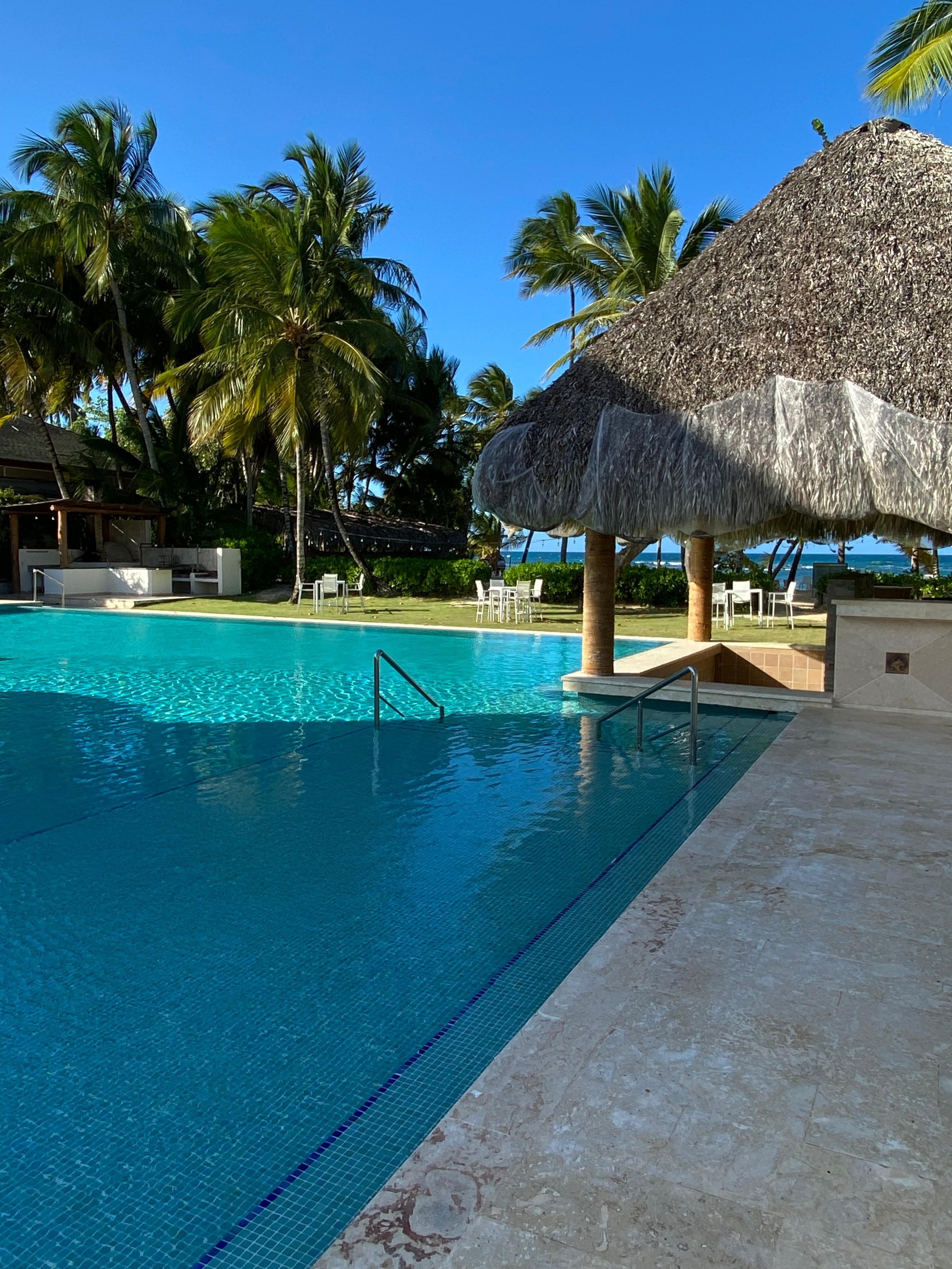 ... and if it was windy, the pool was great!