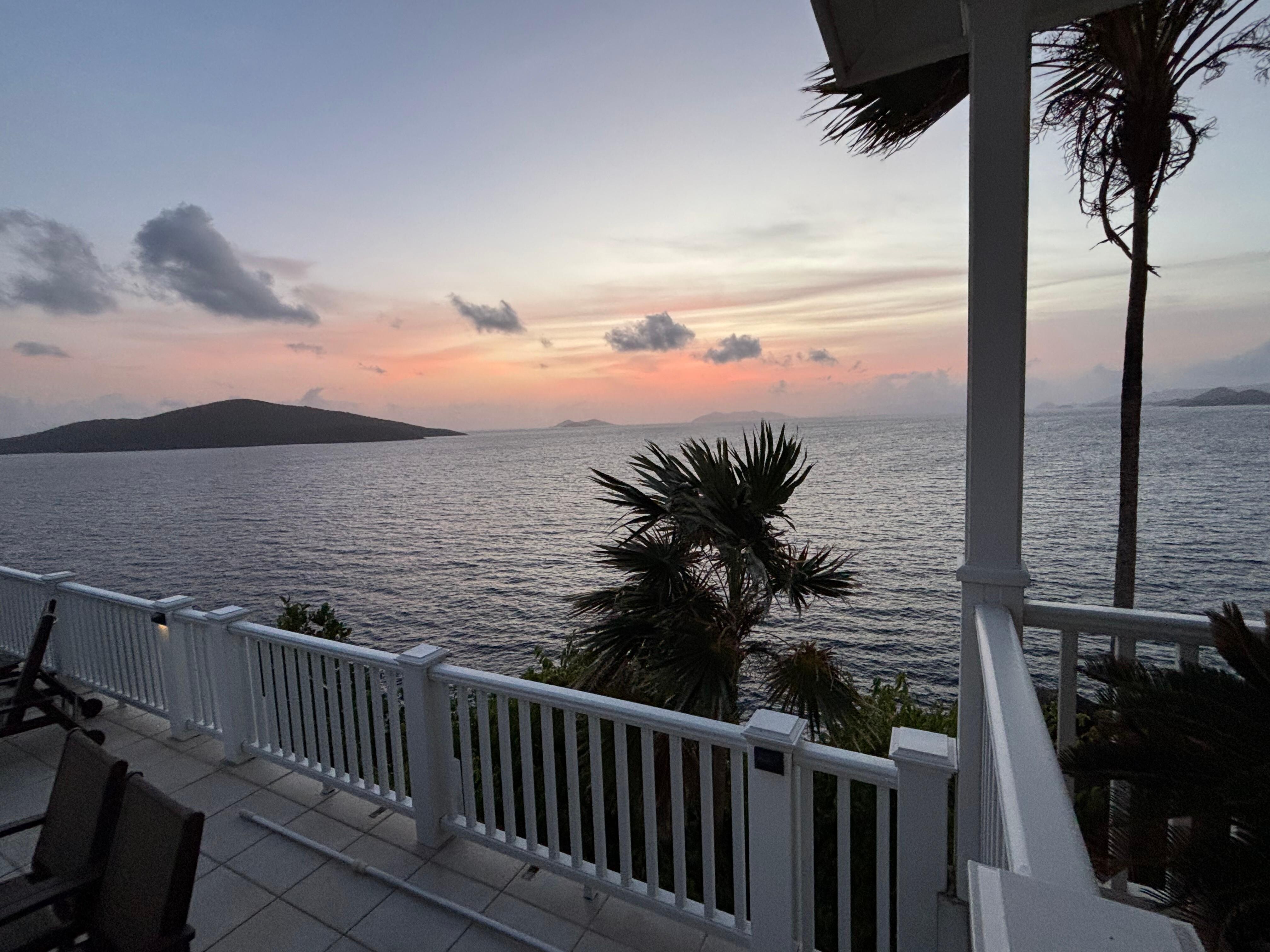 Sunrise from the pool deck