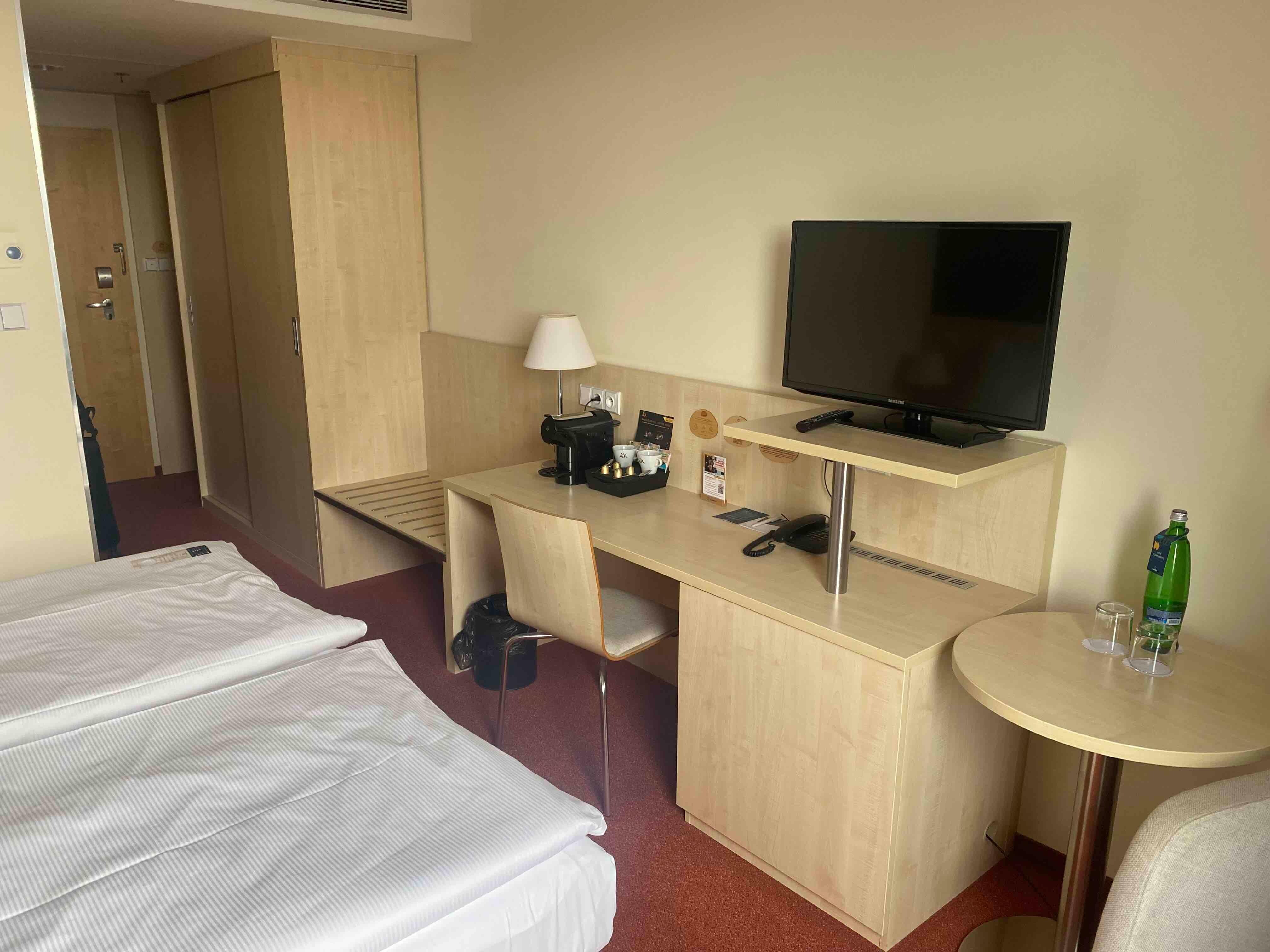 TV was a bit small for the size of the room