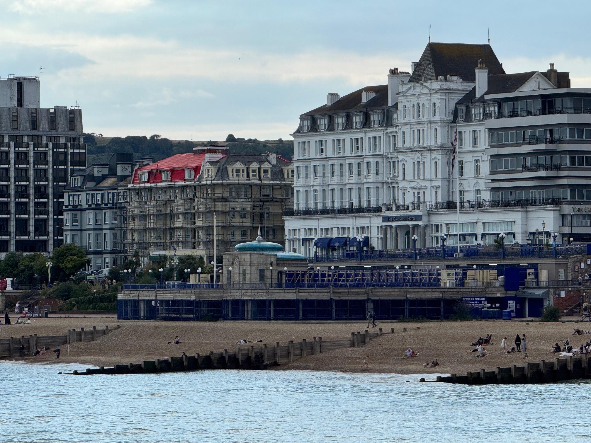 The architecture in Eastbourne is so elegant.