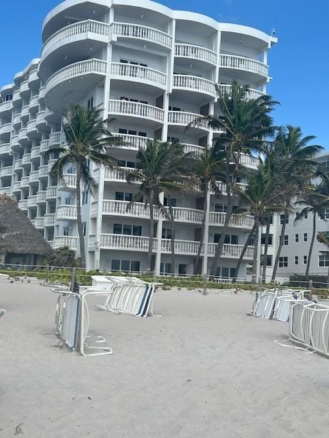 Hotel from beach side