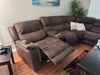 Furniture is partially broken