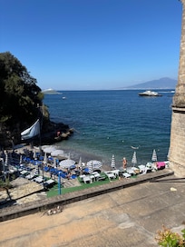 Private beach