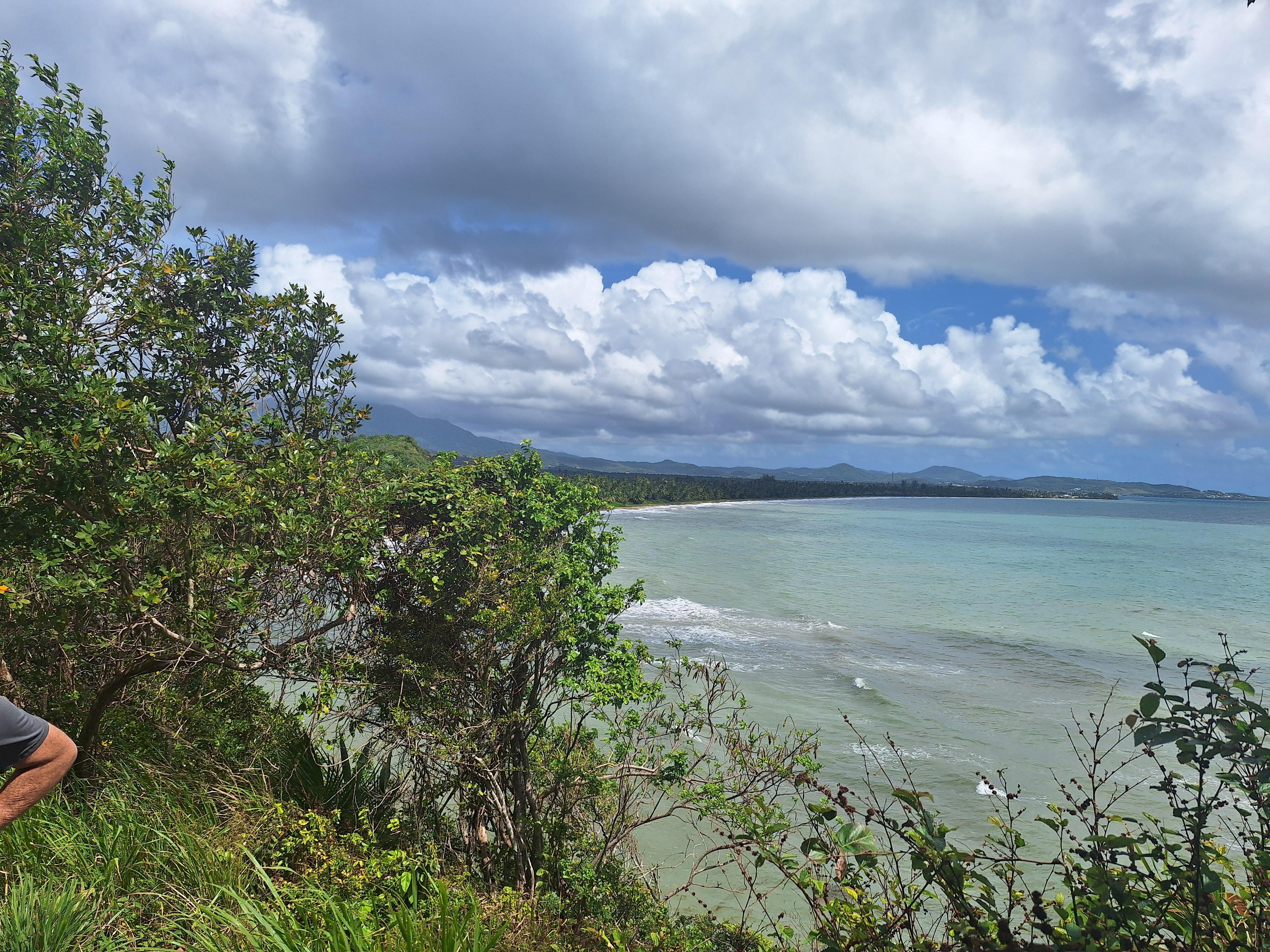 View of the beach at the Nature Reserve