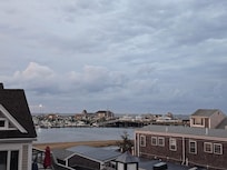 View of harbor from deck