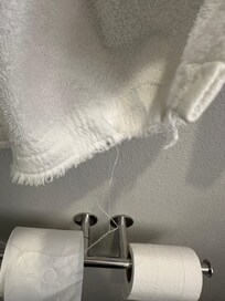 Frayed towels