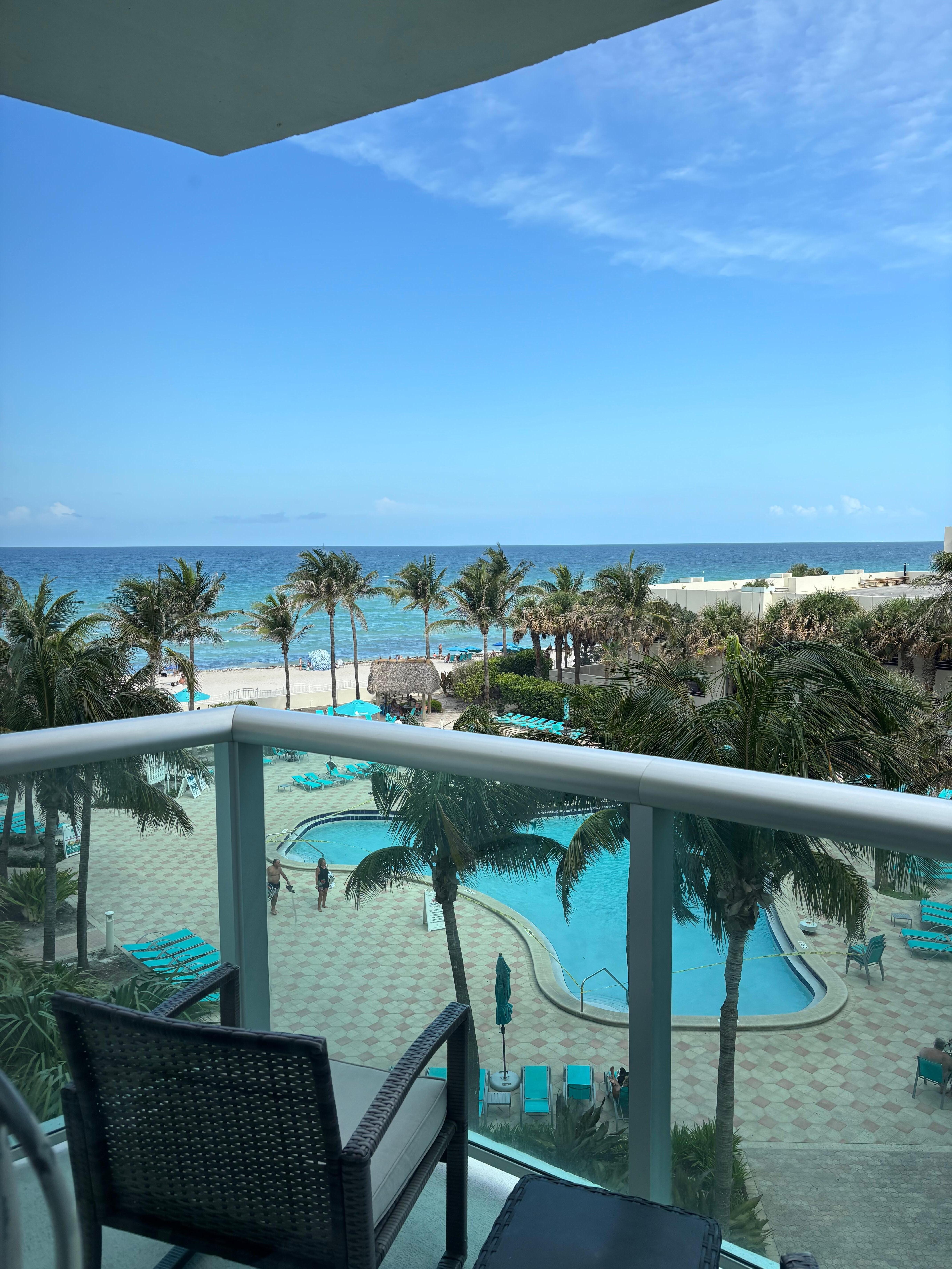 From our balcony on the 4th floor