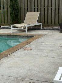 Pool furniture completely deteriorated