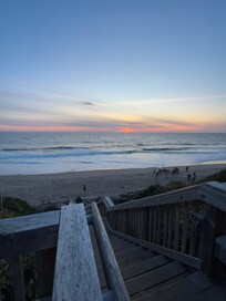 The beach is just steps away!