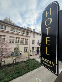 View from the room, 1st floor, but very quiet!