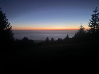 Late sunset