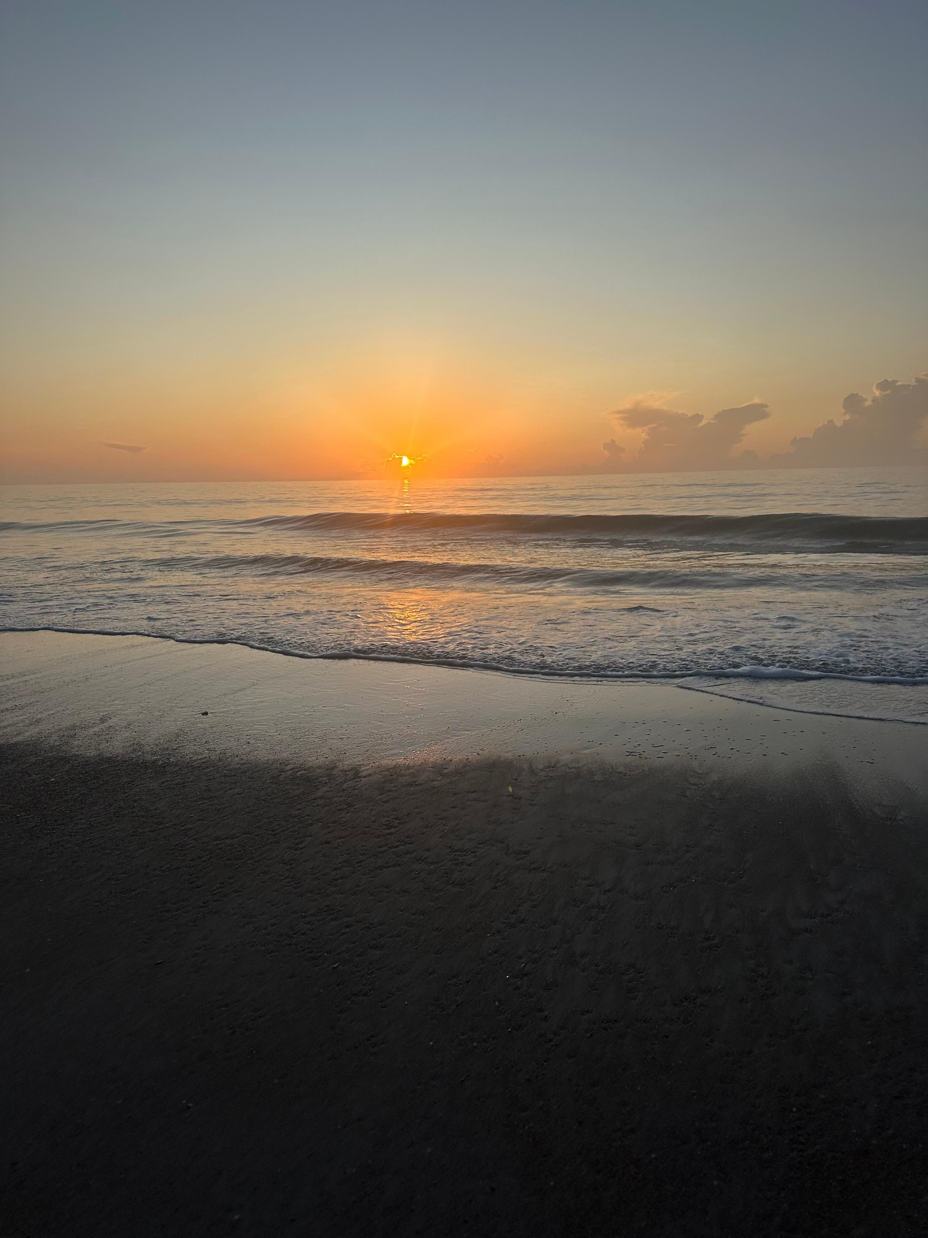 Sunrise on the beach