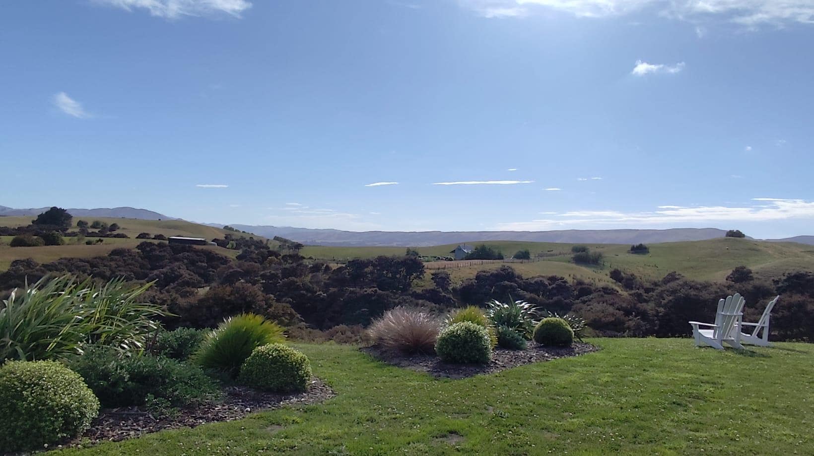 Für die beiden Stühle hat Rhonda sogar zwei Wolldecken vorbereitet 👍