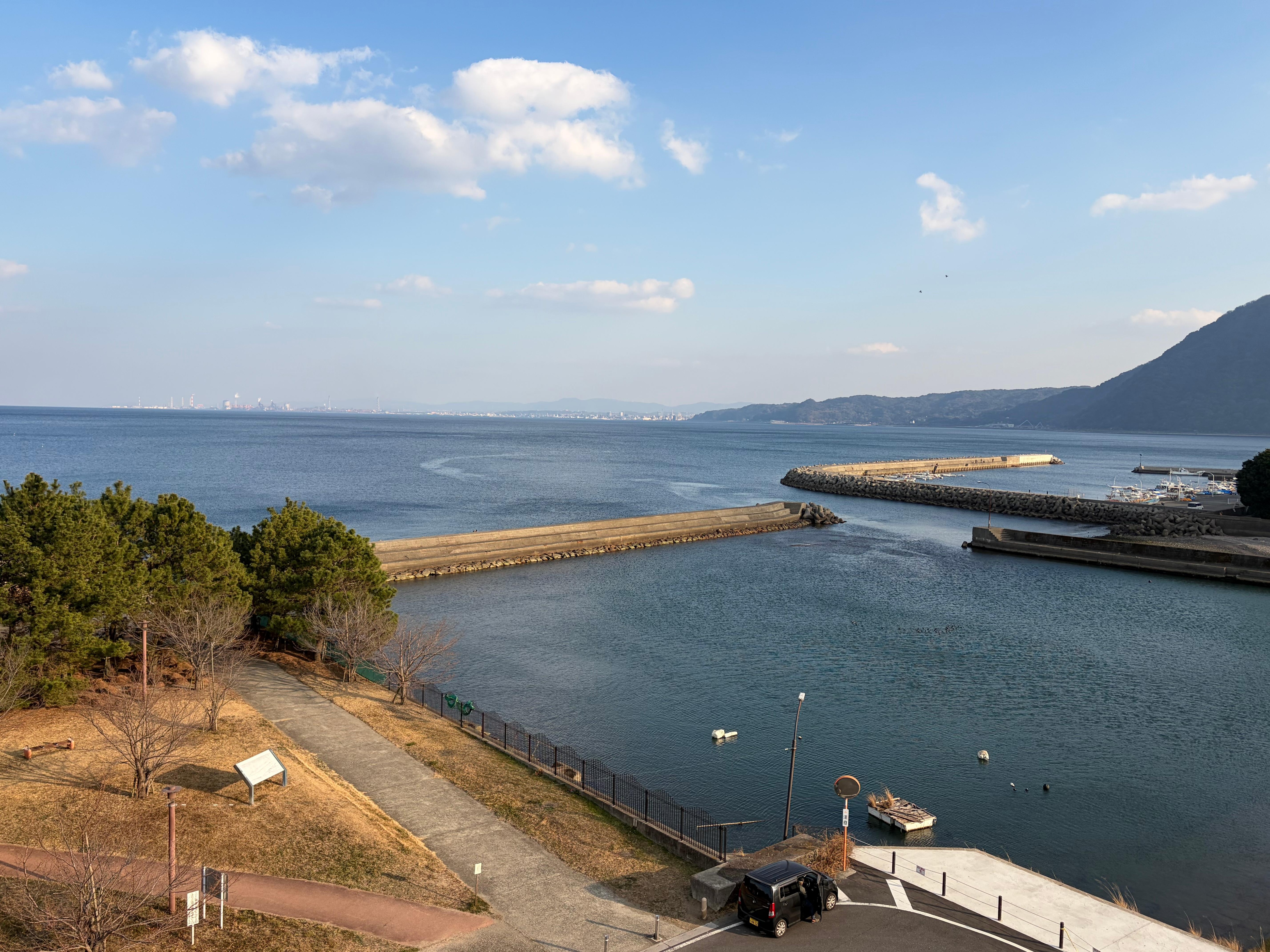 酒店露台的景色