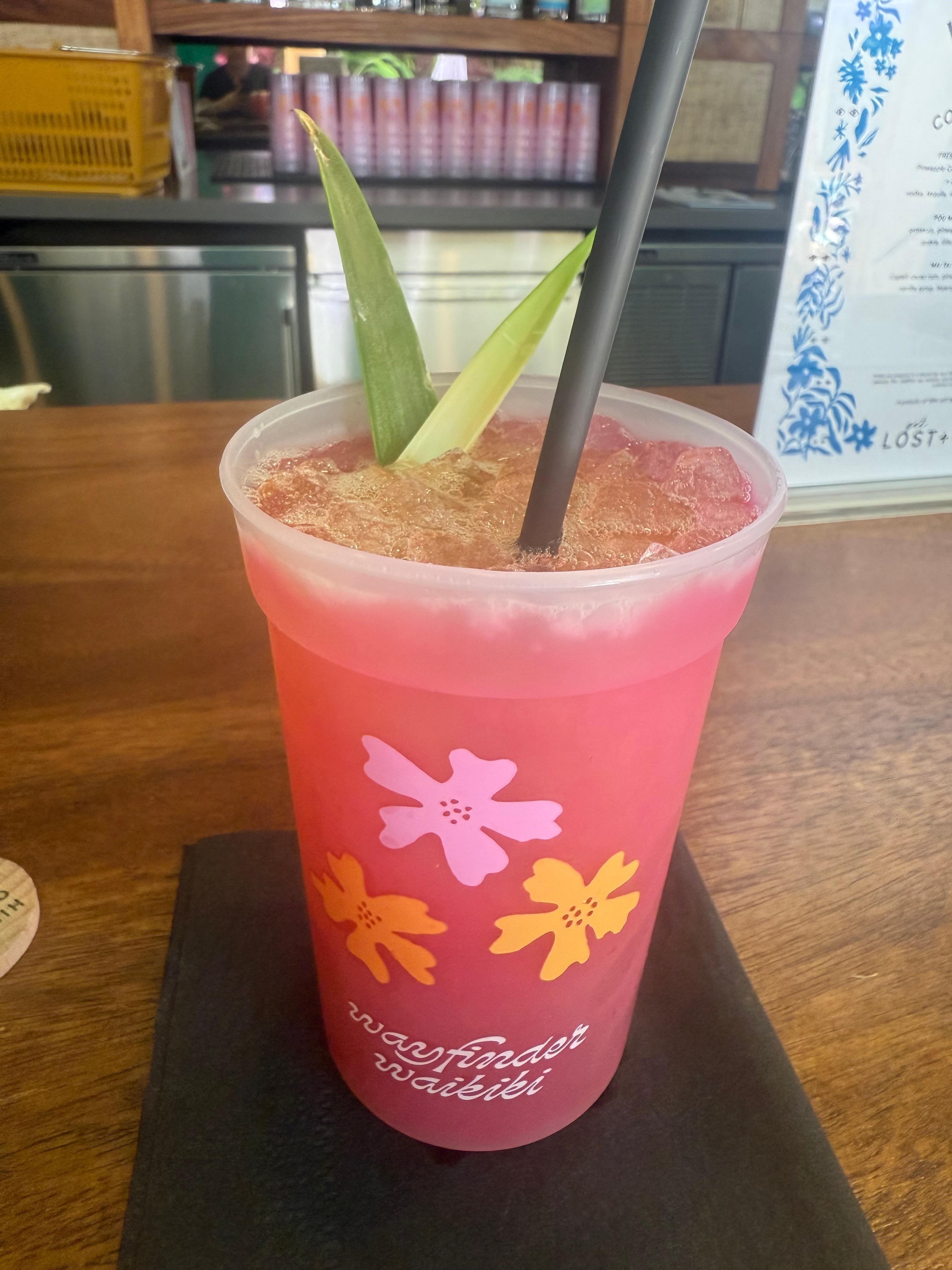 you get 2 tokens for 2 free “welcome” drinks when you check in