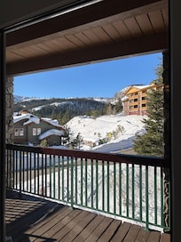 Terrace and view from the living room