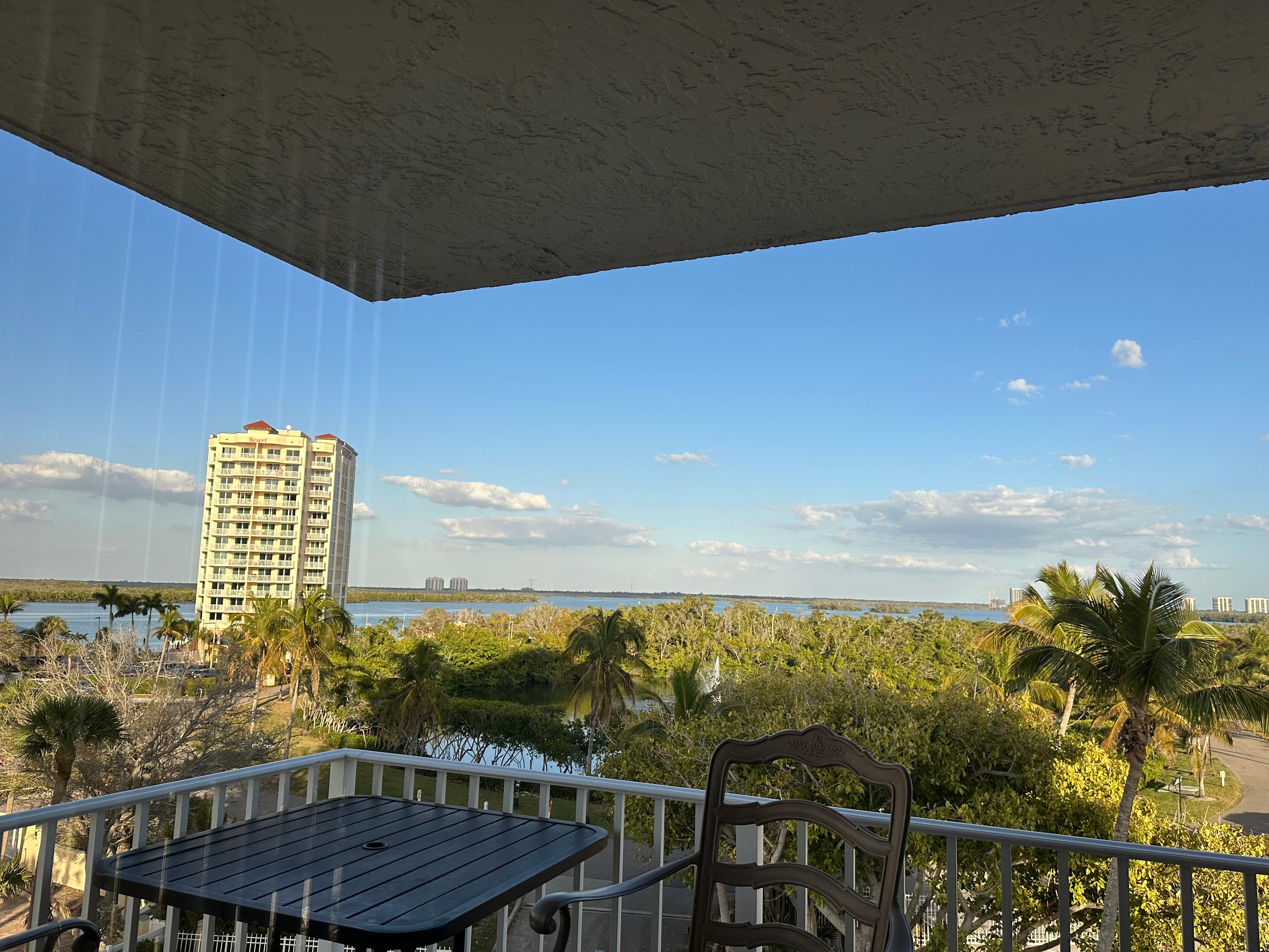 View from the balcony 