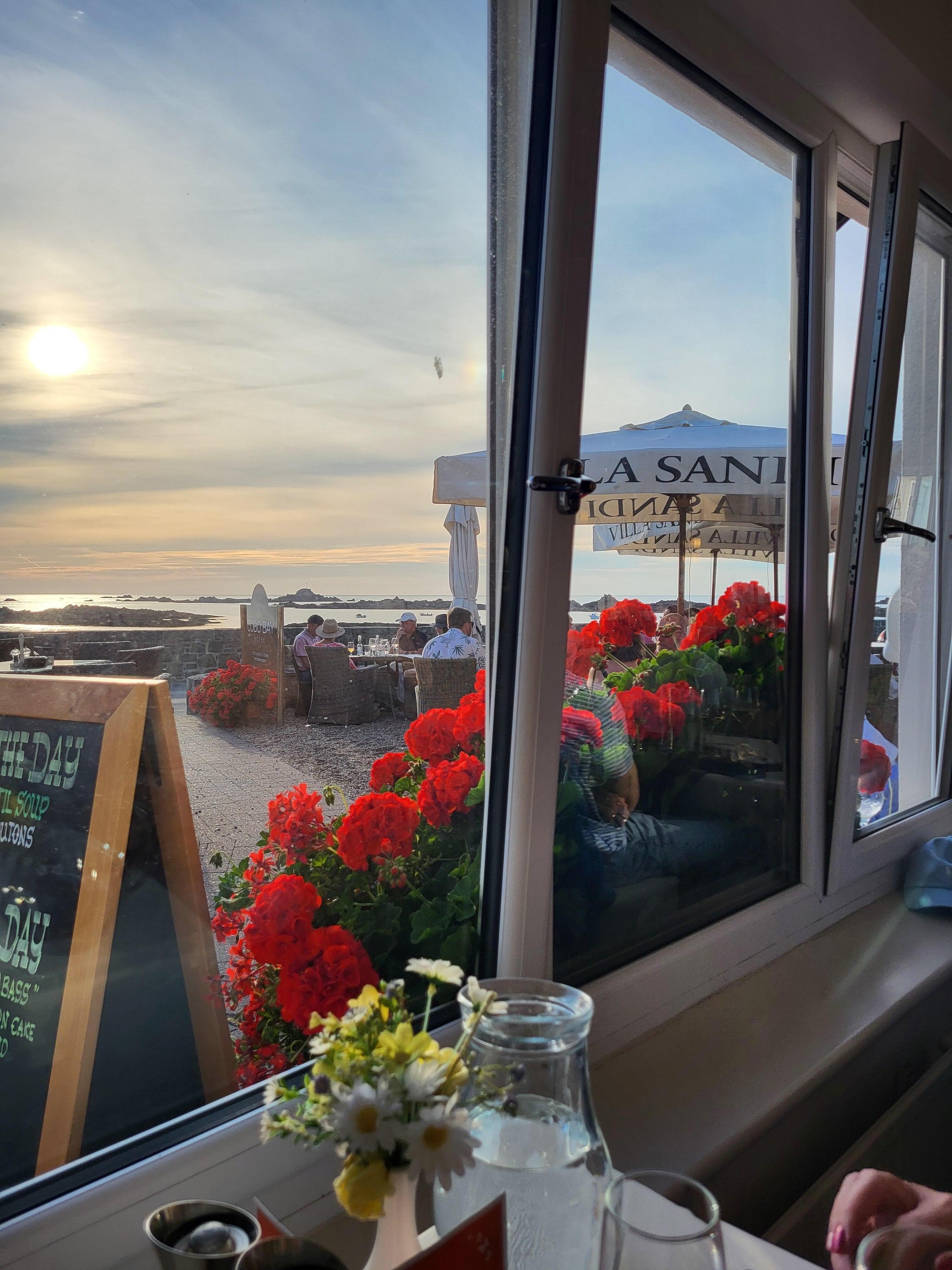 View from the restaurant.