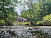 View of the Mill while swimming