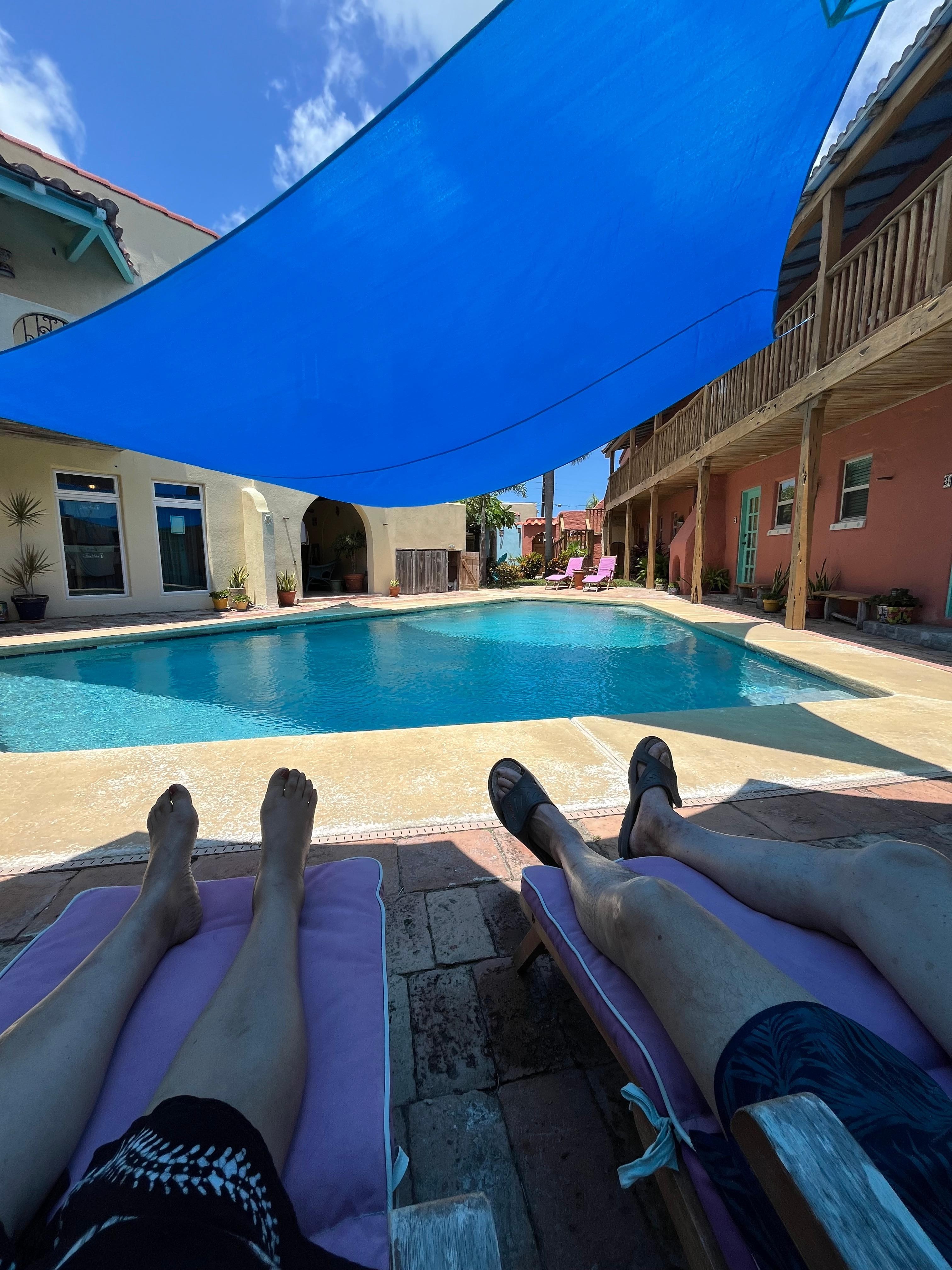 Plenty of shade by pool