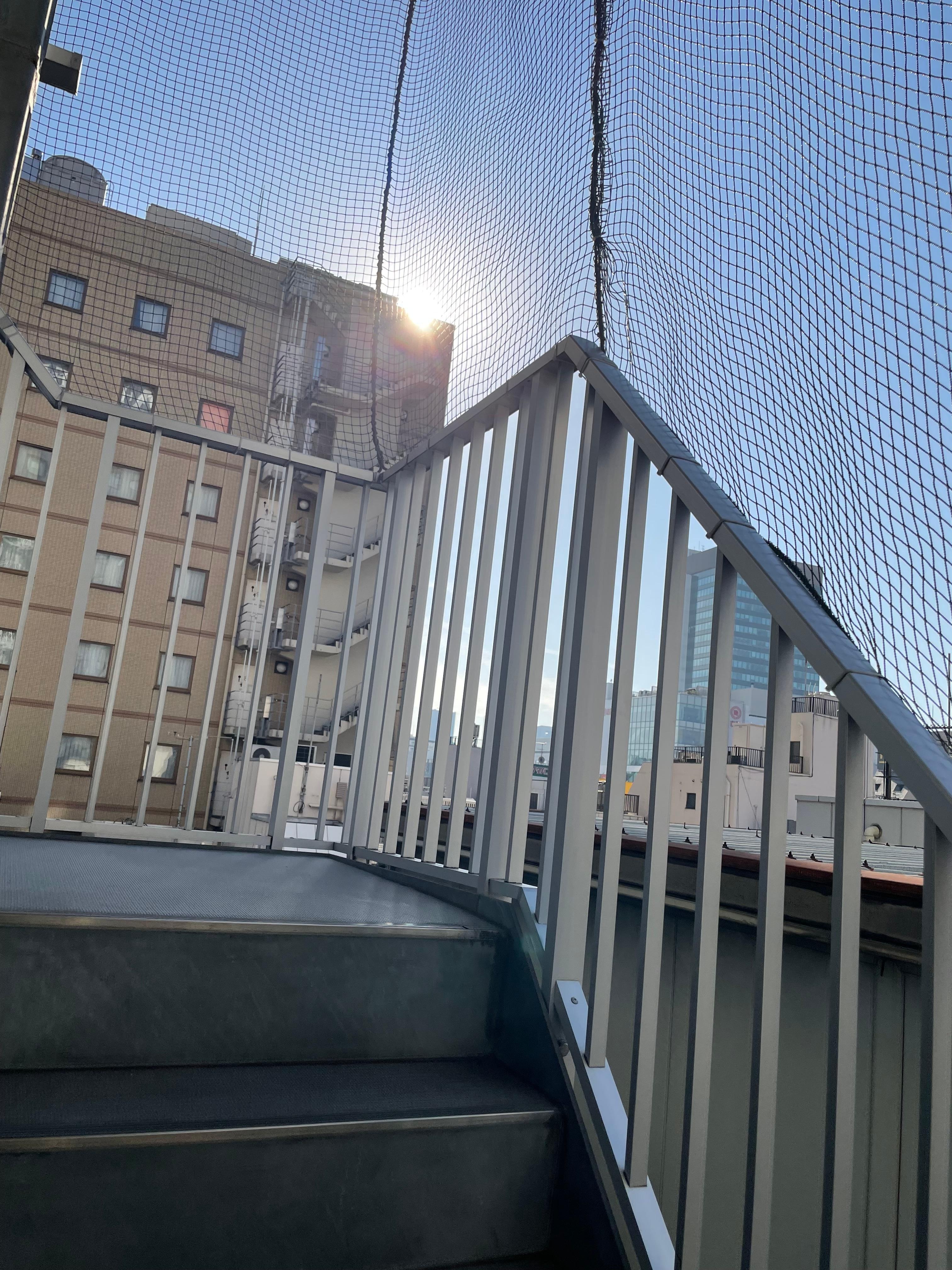 One of the times I had to walk up 10 flights of narrow, outside stairs due to the 1 elevator being down 