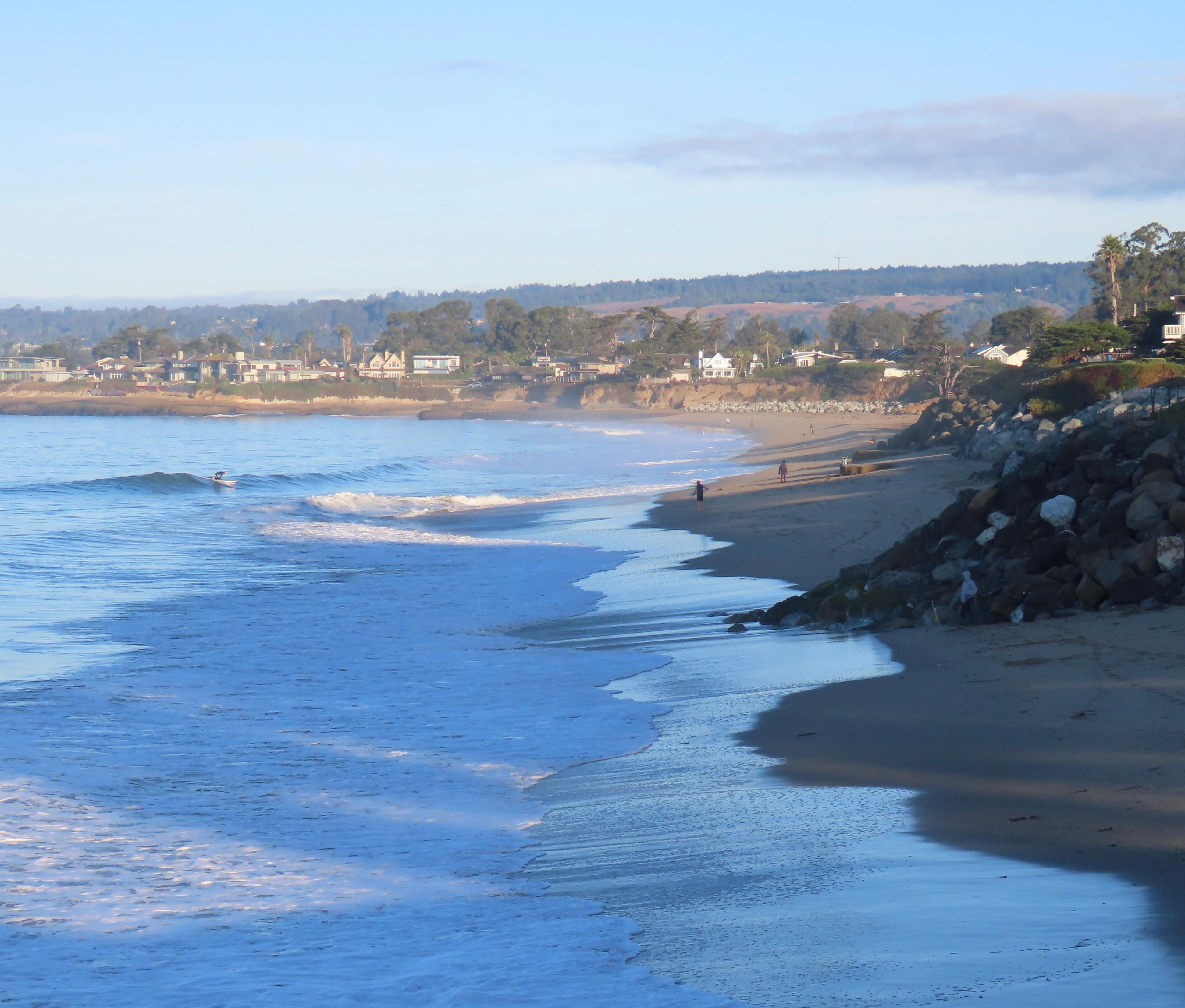 Gorgeous view of the beach on the north side