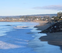 Gorgeous view of the beach on the north side