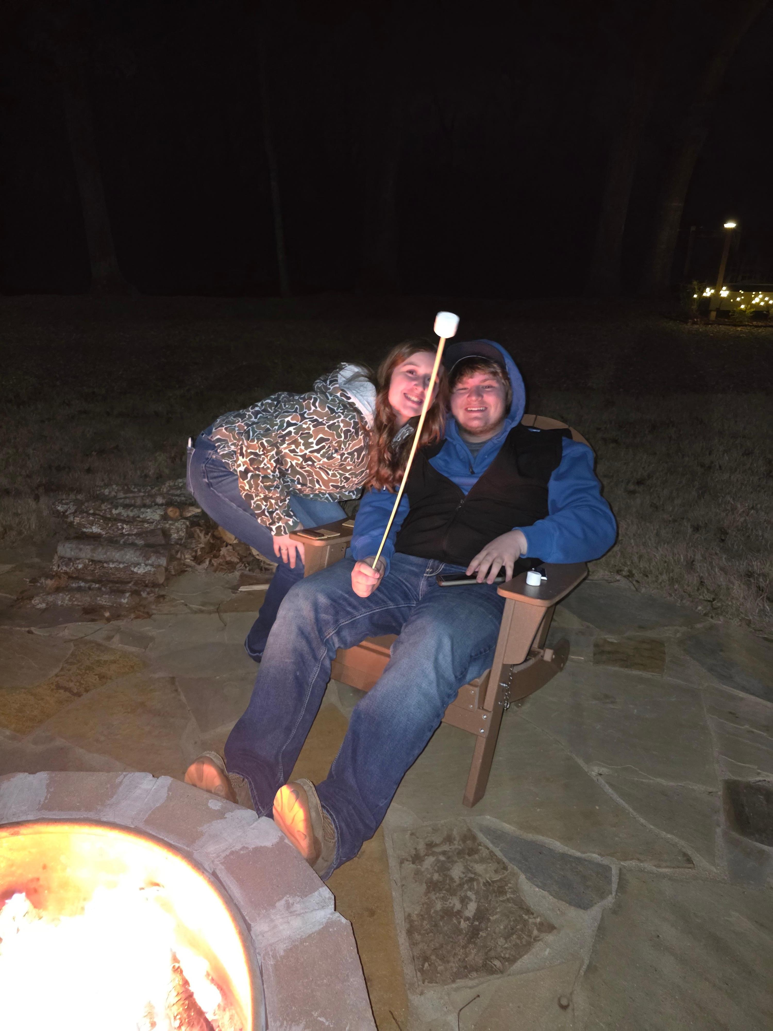 Lived the out door fire pit