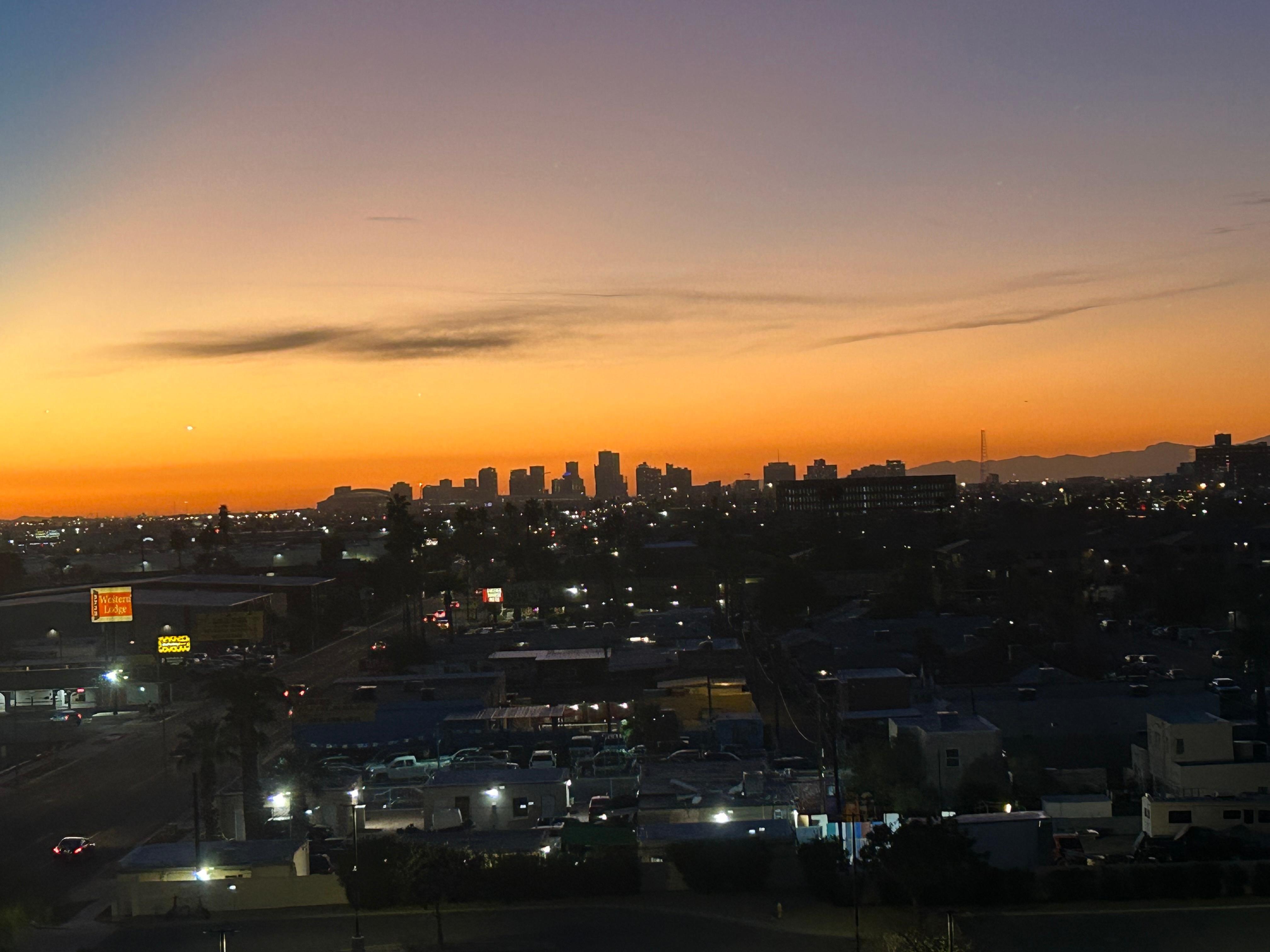 View from the hall by my room