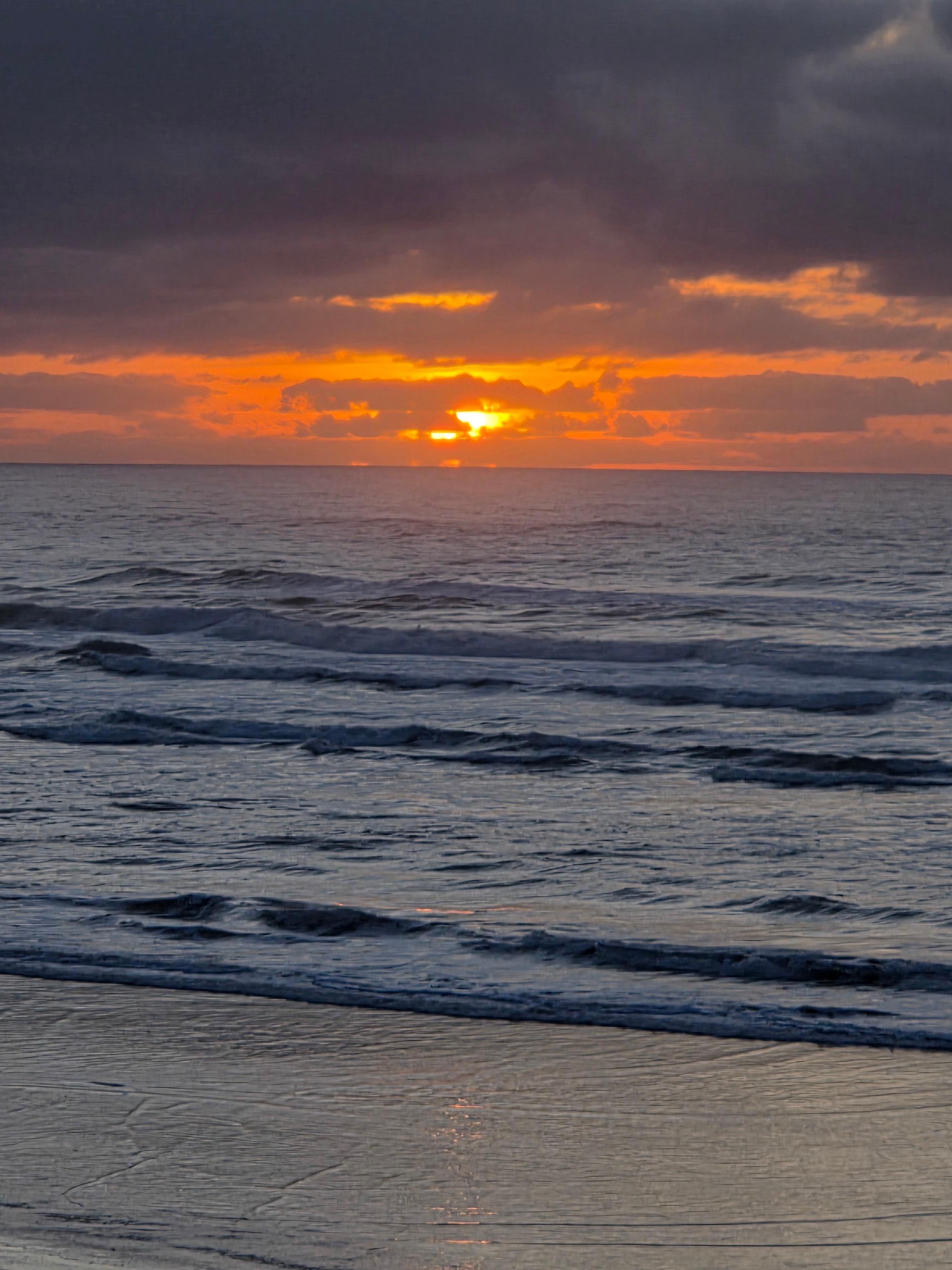 Beautiful sunset - in January!