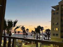 Sunset view from balcony