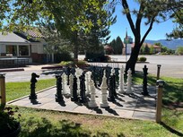 Fun life sized chessboard!