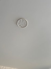 Missing smoke detector #1 in master bedroom