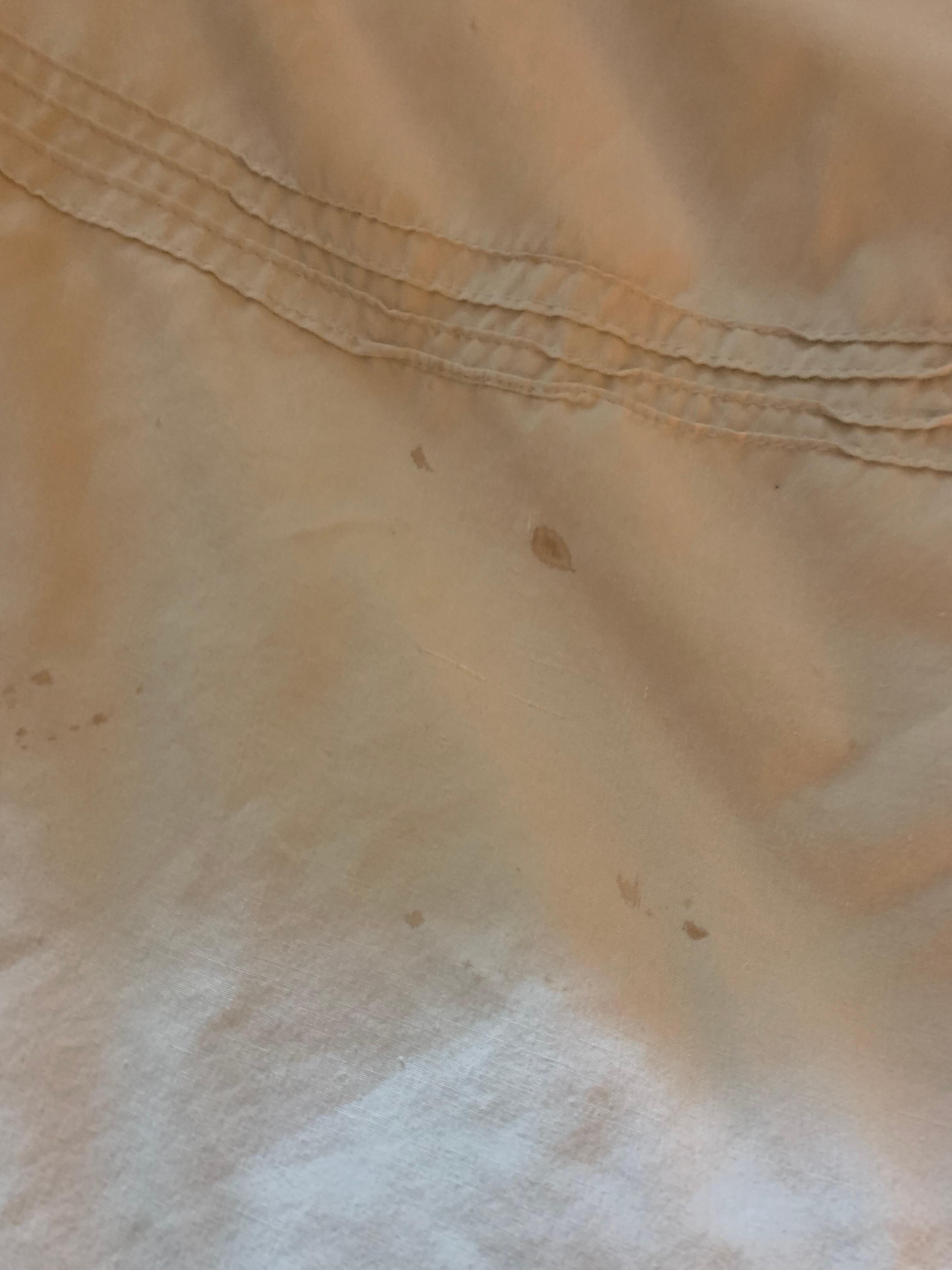 Blood stains on bedding