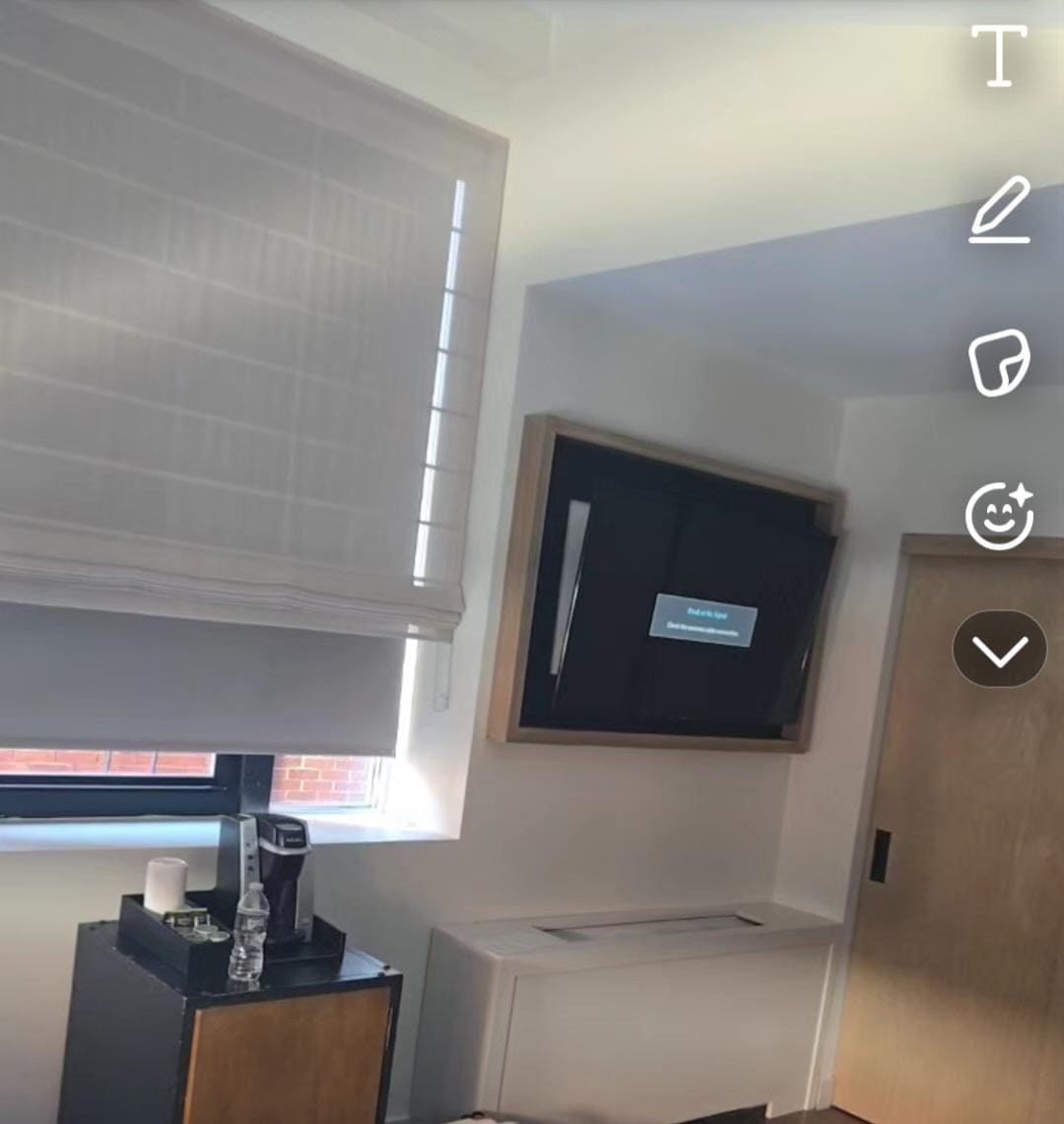 Tv was not a smart TV but did have cable channels. 