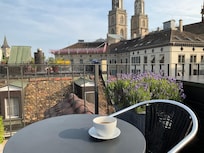 Terrace facing the Grossmunster Church