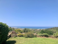 Uitzicht vanaf het terras.