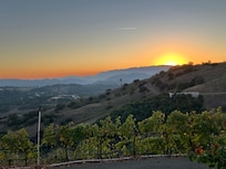 Sunset from the pool