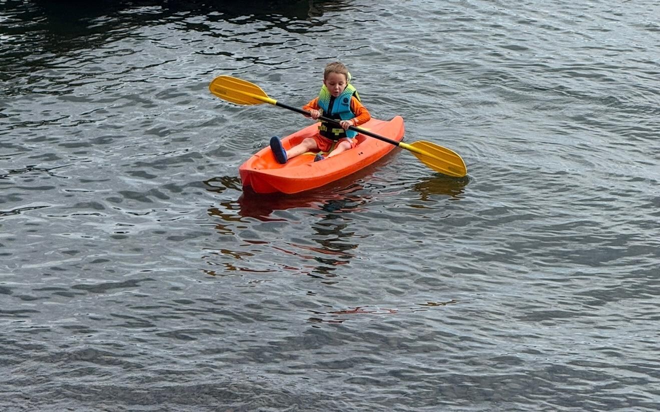 Grandson having SO much fun