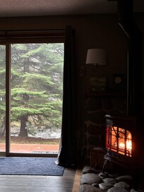 Power out but we were warm & cozy!